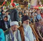 تصاویر/ خروش مردم مشهد در شب پنجاه‌وپنجم جنگ تحمیلی سوم با برگزاری نماز استغاثه